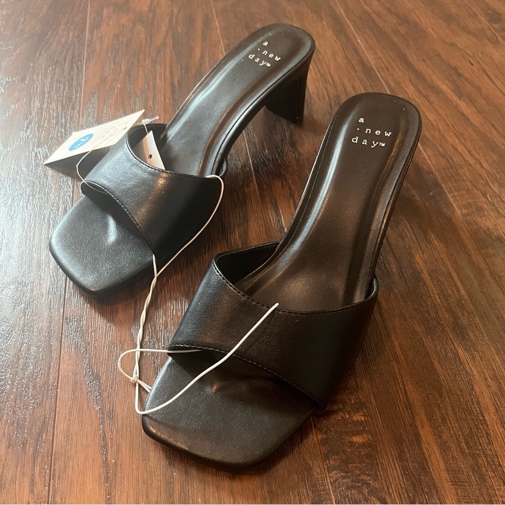 NEW A New Day Short Black Heels - Target Size 7.5